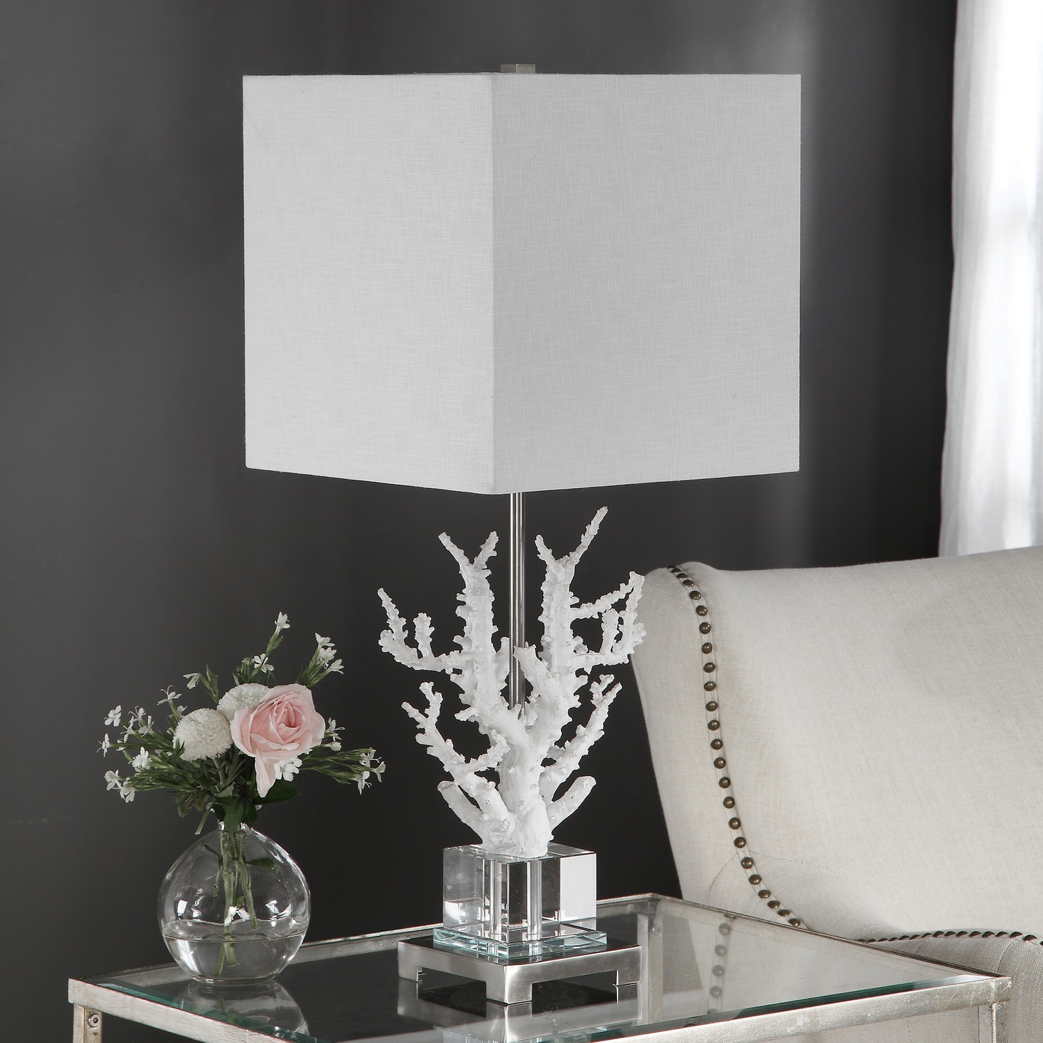 Corallo-White Coral Table Lamp