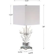 Corallo-White Coral Table Lamp