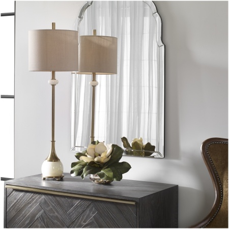 Uttermost Natania Plated Brass Buffet Lamp