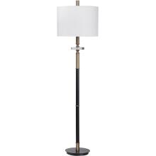 Maud-Maud Aged Black Floor Lamp