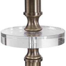 Maud-Maud Aged Black Floor Lamp