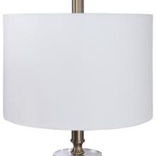 Maud-Maud Aged Black Floor Lamp