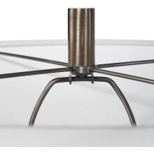 Maud-Maud Aged Black Floor Lamp