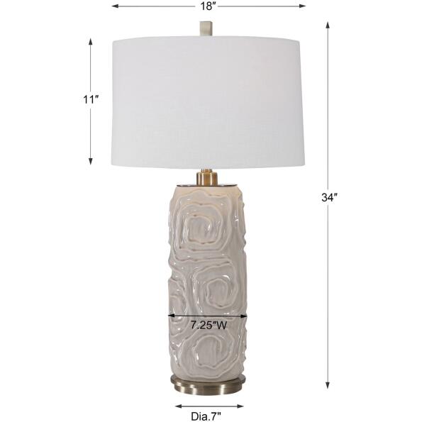 Zade Warm Gray Table Lamp