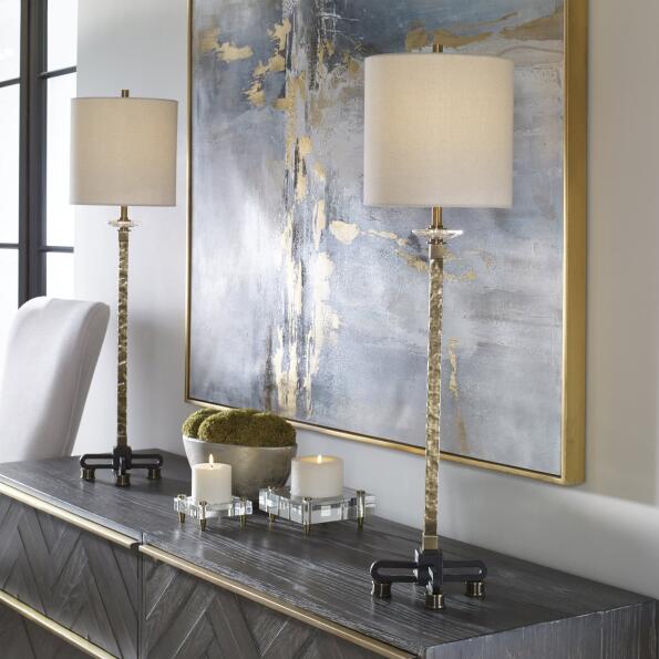 Uttermost Parnell Industrial Buffet Lamp