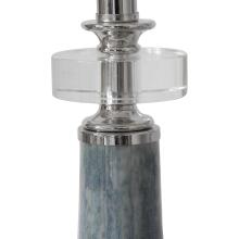 Piers-Piers Mottled Blue Buffet Lamp