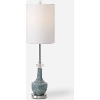 Piers-Piers Mottled Blue Buffet Lamp