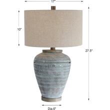 Pelia-Pelia Light Aqua Table Lamp