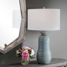 Zaila-Zaila Light Blue Table Lamp
