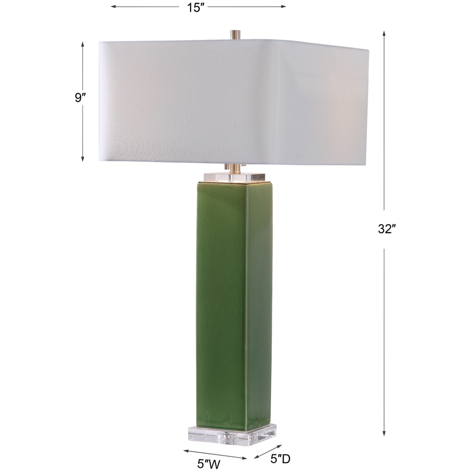 Aneeza Tropical Green Table Lamp