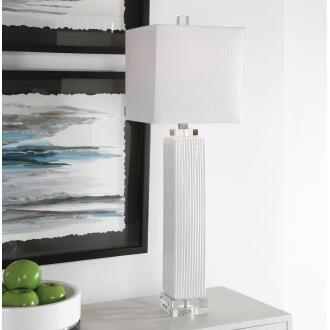 Uttermost Bennett White Buffet Lamp