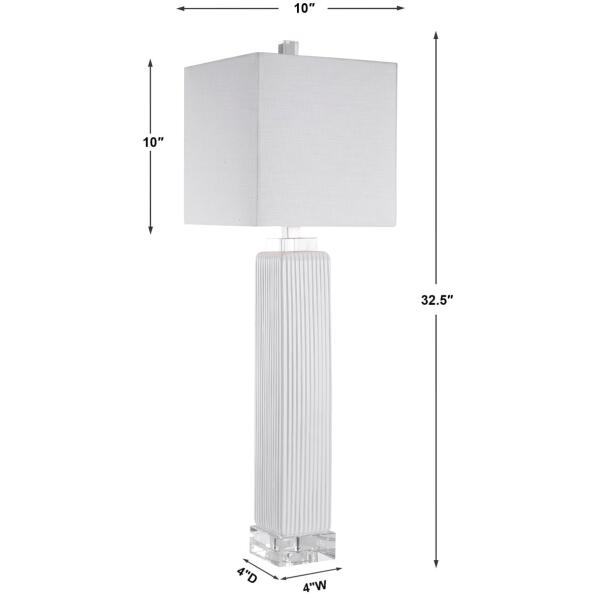 Bennett White Buffet Lamp