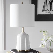 Eloise-White Marble Table Lamp