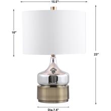 Como-Chrome Table Lamp