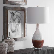 Durango-Rust White Table Lamp