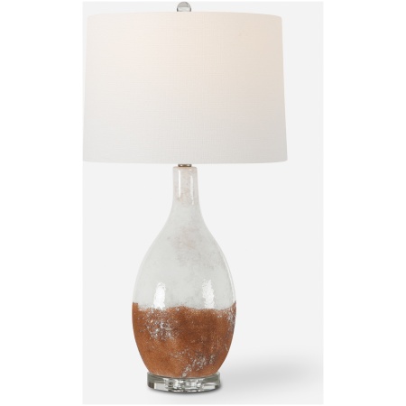 Durango-Rust White Table Lamp