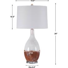 Durango-Rust White Table Lamp