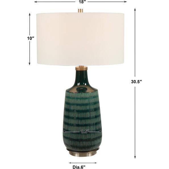 Scouts Deep Green Table Lamp