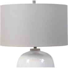 Winterscape-White / Ivory Glaze Table Lamp