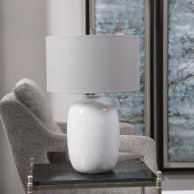 Winterscape-White / Ivory Glaze Table Lamp