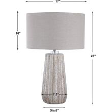 Pikes-Stone-Ivory Table Lamp
