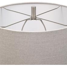 Comanche-White Crackle Table Lamp