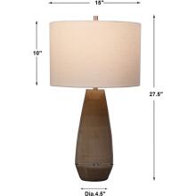 Volterra-Taupe-Gray Table Lamp
