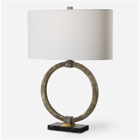 Relic-Aged Gold Table Lamp