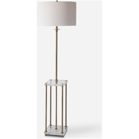 Palladian-Antique Brass Floor Lamp