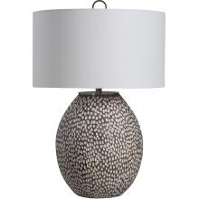 Cyprien-Gray White Table Lamp