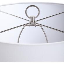 Cyprien-Gray White Table Lamp