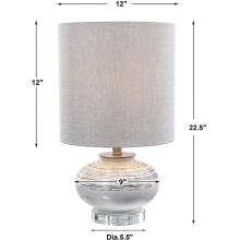 Lenta-Off-White Accent Lamp