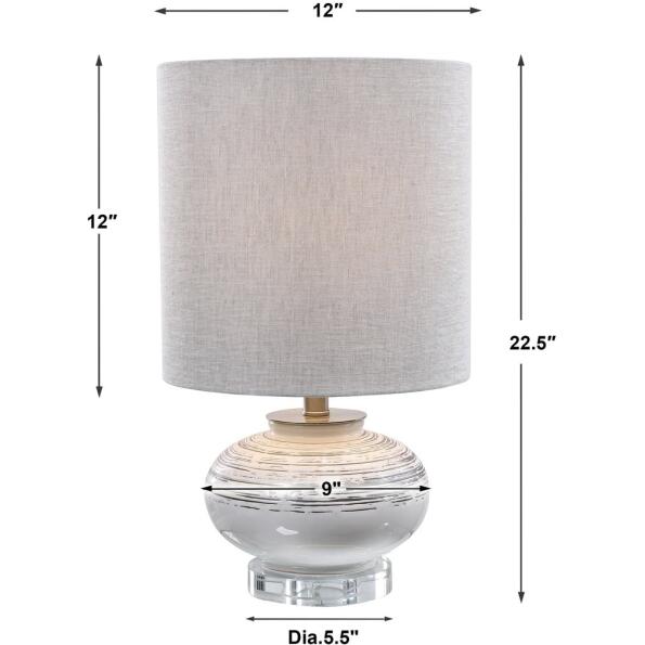 Lenta Off-White Accent Lamp