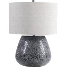 Pebbles-Metallic Gray Table Lamp