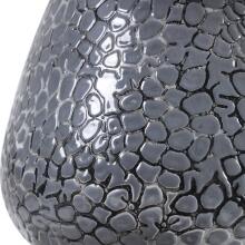 Pebbles-Metallic Gray Table Lamp