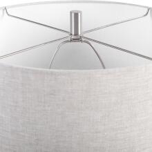 Pebbles-Metallic Gray Table Lamp