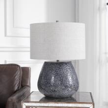 Pebbles-Metallic Gray Table Lamp