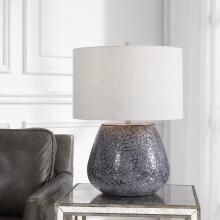 Pebbles-Metallic Gray Table Lamp