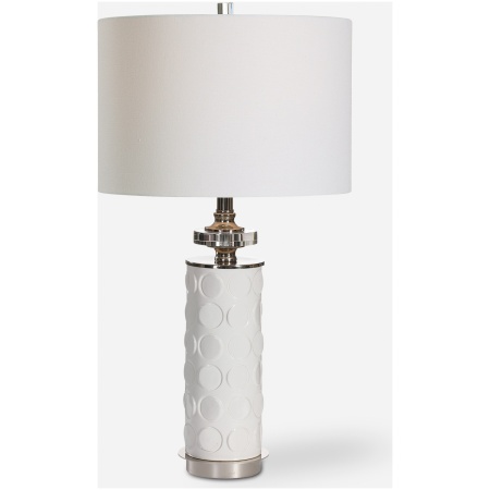 Calia-White Table Lamp