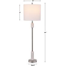 Sussex-Nickel Buffet Lamp
