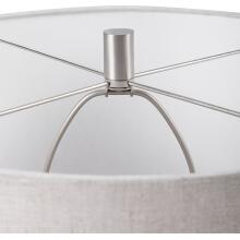 Whiteout-White Mottled Glass Table Lamp