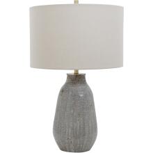 Monacan-Gray Textured Table Lamp