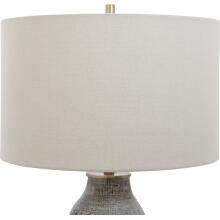 Monacan-Gray Textured Table Lamp