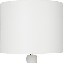 Inverse-White Marble Table Lamp