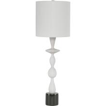 Inverse-White Marble Table Lamp