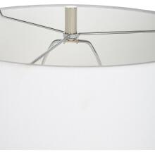 Clariot-Ribbed Blue Table Lamp