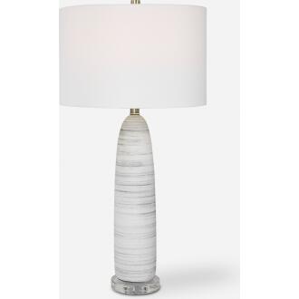 Levadia-Matte White Table Lamp