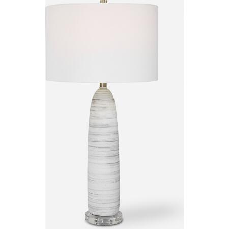 Levadia-Matte White Table Lamp