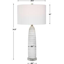 Levadia-Matte White Table Lamp