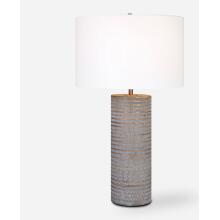 Monolith-Gray Table Lamp